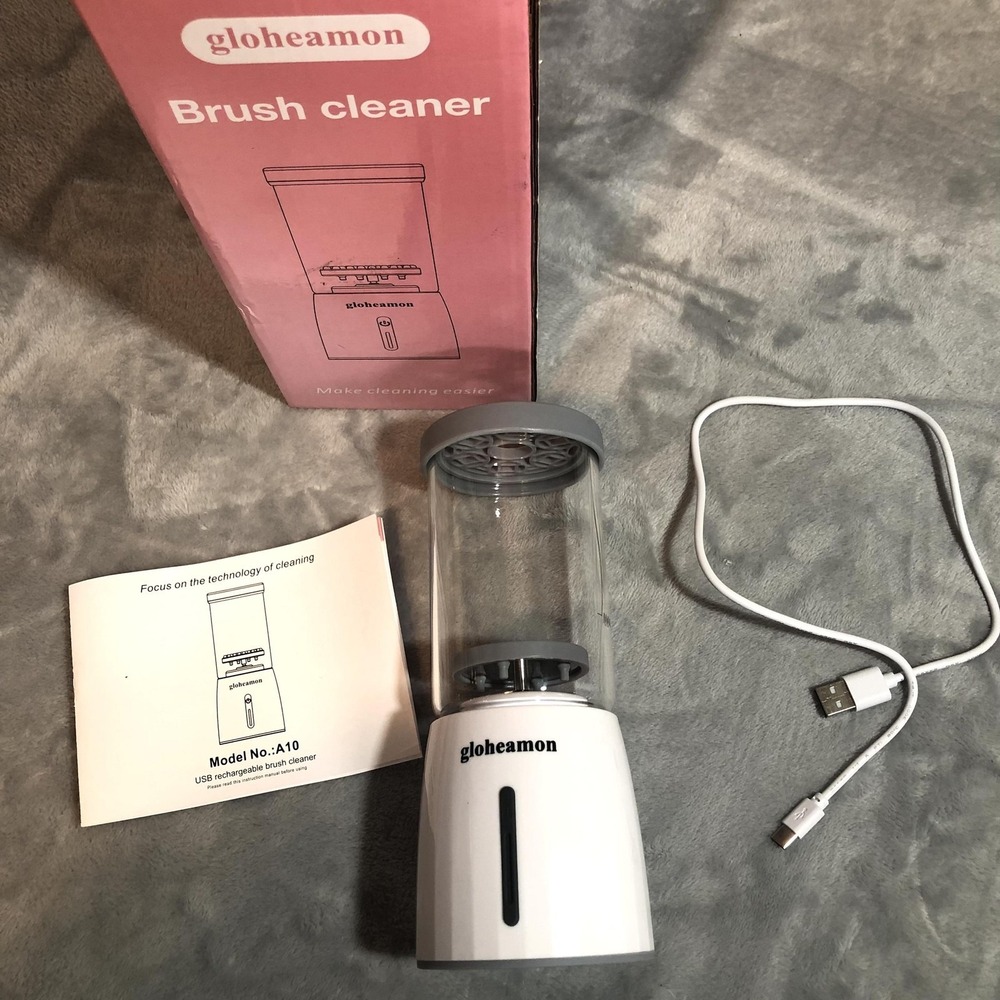 gloheamon A10 Electric Makeup Brush & Sponge Cleaner USB Rechargeable 350ml Box